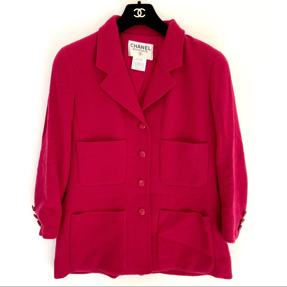 CHANEL BOUTIQUE CHERRY PINK JACKET